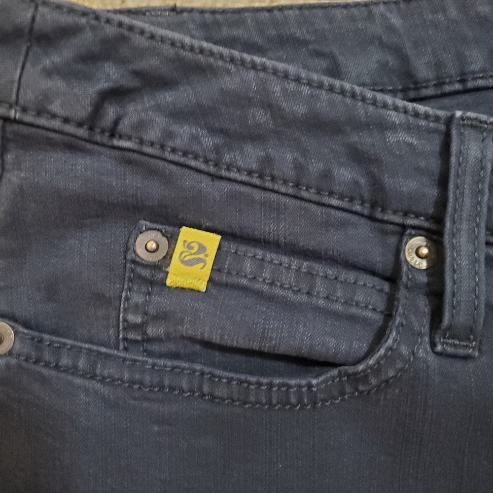 Second Yoga Jeans womens size 16  blue high rise straight leg - Picture 3 of 7